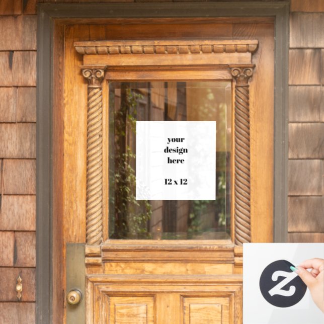Personalisieren oder Anpassen Fensteraufkleber (Haustür)