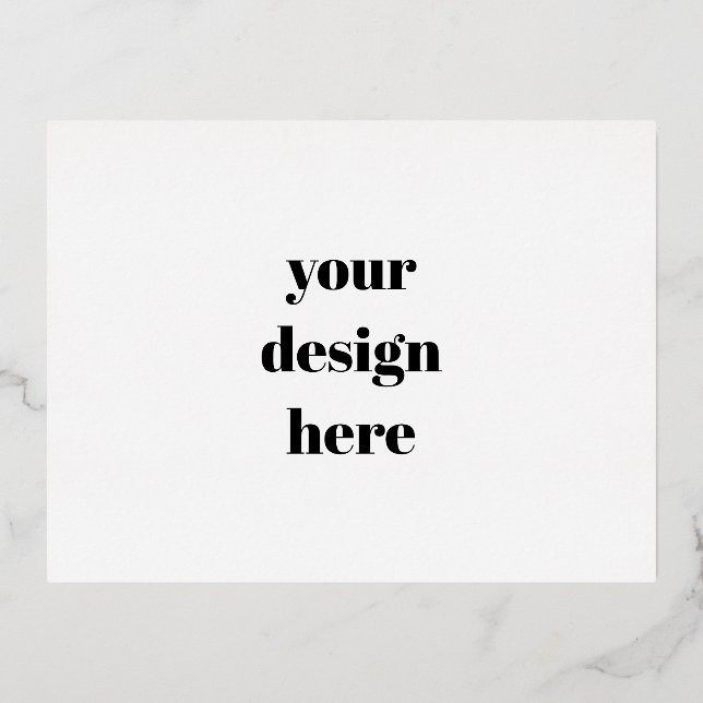 Personalisieren oder Anpassen Folien Feiertagspostkarte (Vorderseite)