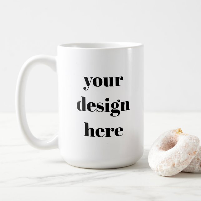 Personalisieren oder Anpassen Kaffeetasse (Mit Donut)