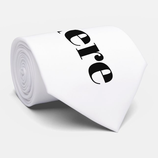 Personalisieren oder Anpassen Krawatte (Gerollt)