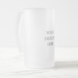 Personalisieren oder Anpassen Mattglas Bierglas