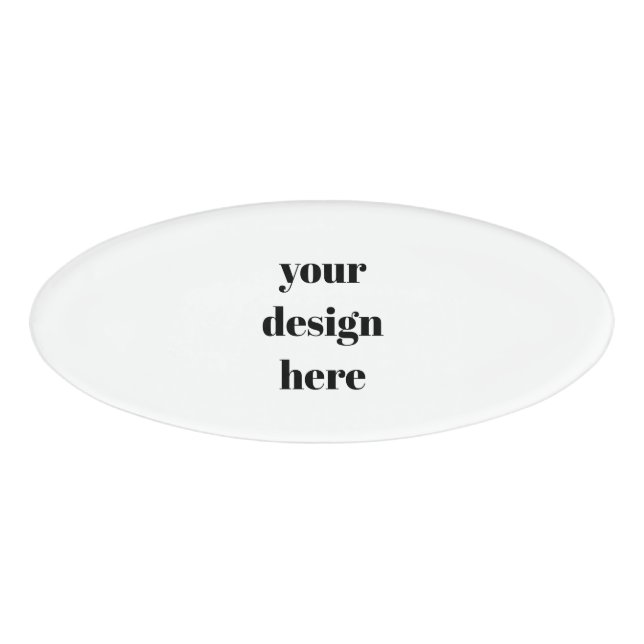 Personalisieren oder Anpassen Namenschild (Vorderseite)