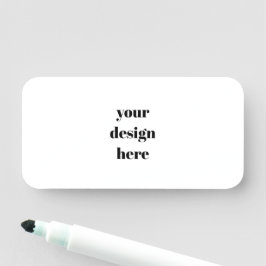 Personalisieren oder Anpassen Namensschild