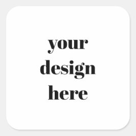 Personalisieren oder Anpassen Quadratischer Aufkleber