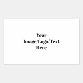 Personalisieren oder Anpassen Rechteckiger Aufkleber