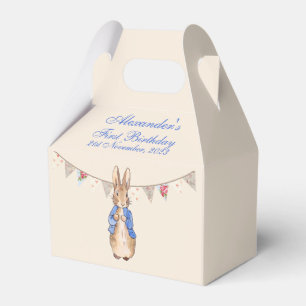 Personalisieren Peter der Rabbit ersten Geburtstag Geschenkschachtel