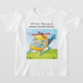 Personalisieren Pilot Harper machen eine schöne La T-Shirt