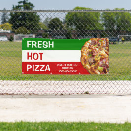 Personalisieren Pizza Shop Italienische Flagge Piz Banner