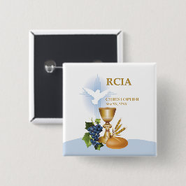 Personalisieren, RCIA-Glückwunsch katholische Sacr Button