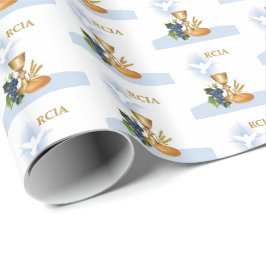 Personalisieren, RCIA-Glückwunsch katholische Sacr Geschenkpapier