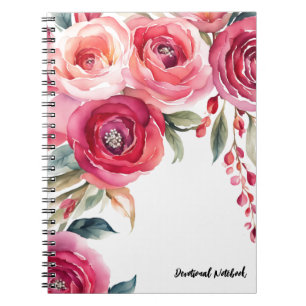 PERSONALISIEREN: Rose   Notizbuch-Journal Notizblock