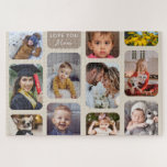 Personalisieren Sie 11 Fotos Taupe Moderne Liebe S<br><div class="desc">Elegantes und modernes Foto, das für jeden Anlass und für jeden Geschenk macht: Hochzeit, Familie, Freunde und beste Freunde, Großeltern, Valentinstag. Um optimale Ergebnisse bei der Personalisierung dieses Designs zu erzielen, sollten Sie das gleiche Format wie die Vorlage verwenden: vertikal, quadratisch, quadratisch usw. Andernfalls wird es immer noch funktionieren, aber...</div>
