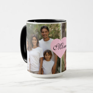 Personalisieren Sie 2 Foto Beste Mama Tasse