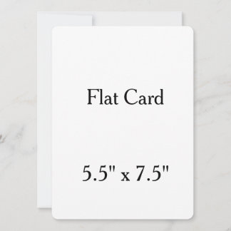 Personalisieren Sie 5,5" x 7,5" abgerundete Flat C