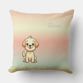 personalisieren Sie Adorable Puppy-Threading-Kisse Kissen