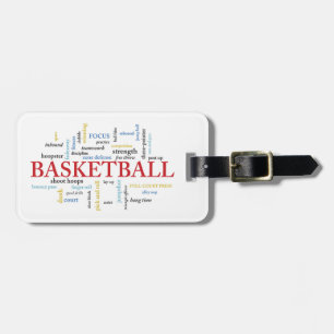 Personalisieren Sie Basketball Coach Vielen Dank i Gepäckanhänger