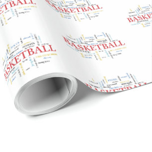 Personalisieren Sie Basketball Coach Vielen Dank i Geschenkpapier