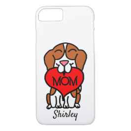 Personalisieren Sie Beagle Herz Mama Case-Mate iPhone Hülle