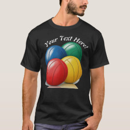 Personalisieren Sie Bocce Ball einzigartig T-Shirt