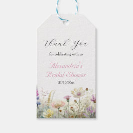Personalisieren Sie Brautparty Wild Blume Vielen D Geschenkanhänger