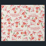 Personalisieren Sie Brünetten Boy Elf Geschenkpapier<br><div class="desc">Personalisieren Sie die vielfarbigen Weihnachtselfen mit Candy Canes. Geschenkpackung für jeden auf deiner Weihnachtsliste. Bitte Karo mehr von meinen personalisierten Produkten!</div>