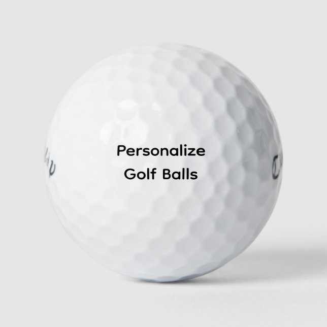 Personalisieren Sie Callaway Golf Warbird Golfball (Vorderseite)