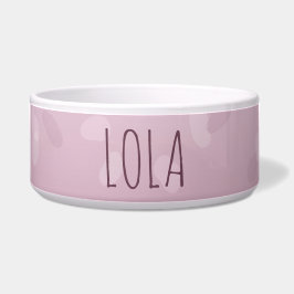 Personalisieren Sie Chic Pink Ombre Gradient Napf