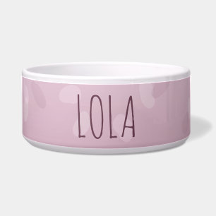 Personalisieren Sie Chic Pink Ombre Gradient Napf