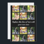 Personalisieren Sie Collage und Text CaseMate iPho Hinweiskarte<br><div class="desc">Personalisieren von Foto-Collage und Text</div>