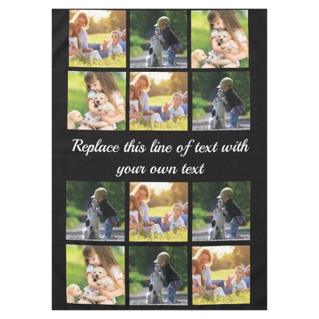 Personalisieren Sie Collage und Text CaseMate iPho Tischdecke (Vorderseite)