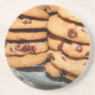 Personalisieren Sie Cookies Dessert Chocolate Chip Getränkeuntersetzer