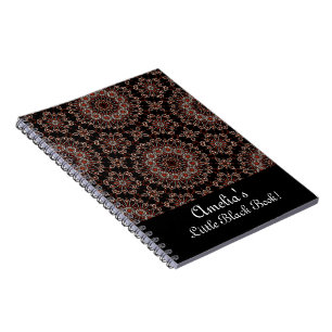 Personalisieren Sie Copper & Rose Gold Mandala Dot Notizblock