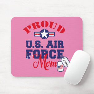 Personalisieren Sie das Dog Tag U.S. Air Force Mam Mousepad