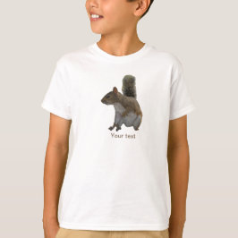 Personalisieren Sie das Eichhörnchen des süßen Tie T-Shirt