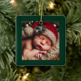 Personalisieren Sie das Foto Keramik Square Orname Keramikornament