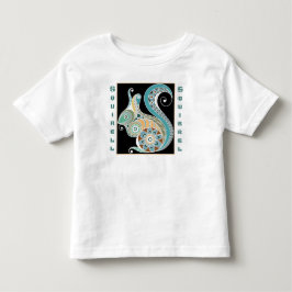 Personalisieren Sie das Gemusterte Eichhörnchen im Kleinkind T-shirt