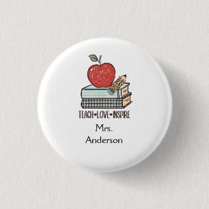Personalisieren Sie das Geschenk "Lehren Liebe Ins Button