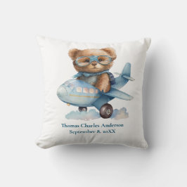 Personalisieren Sie das Kinderzimmer des Babybären Kissen