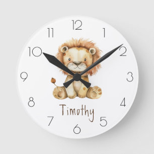 Personalisieren Sie das Kinderzimmer des Kinderzim Runde Wanduhr