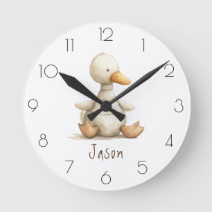 Personalisieren Sie das Kinderzimmer mit dem Kinde Runde Wanduhr