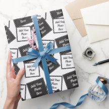 Personalisieren Sie das Packpapier mit 4 Fotos Vor