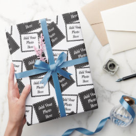 Personalisieren Sie das Packpapier mit 4 Fotos Vor