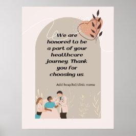 Personalisieren Sie das Plakat Quotes für Krankenh