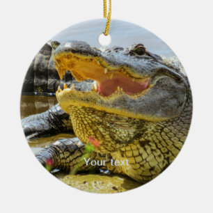 Personalisieren Sie das Portraitfoto des amerikani Keramik Ornament