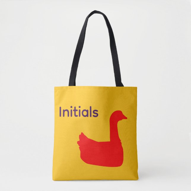 Personalisieren Sie das Red Duck Theme  Tasche (Vorderseite)