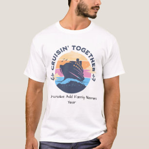 Personalisieren Sie das Sonnenuntergang-Blue/Orang T-Shirt