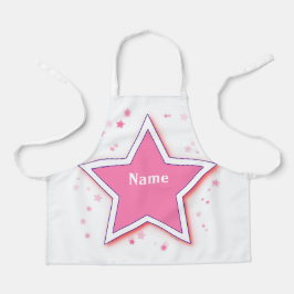 Personalisieren Sie das STAR Pink Kids Arcraft Schürze