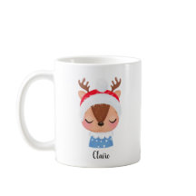 Personalisieren Sie das Weihnachtsschlaf-Rentier-G