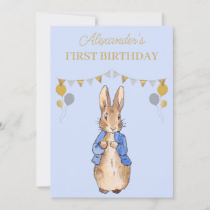 Personalisieren Sie den 1. Geburtstag Peter des Ka Einladung