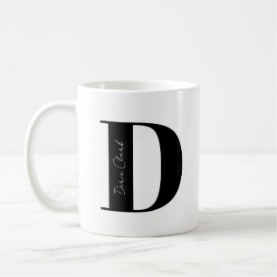 Personalisieren Sie den Anfang mit D Kaffeetasse
